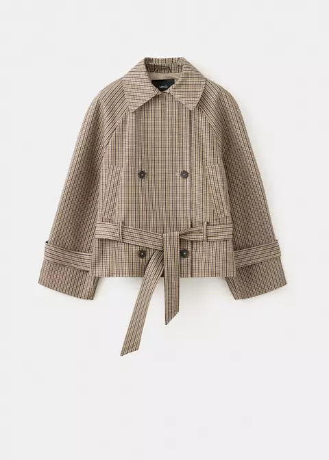 ANESIA BELTED COAT