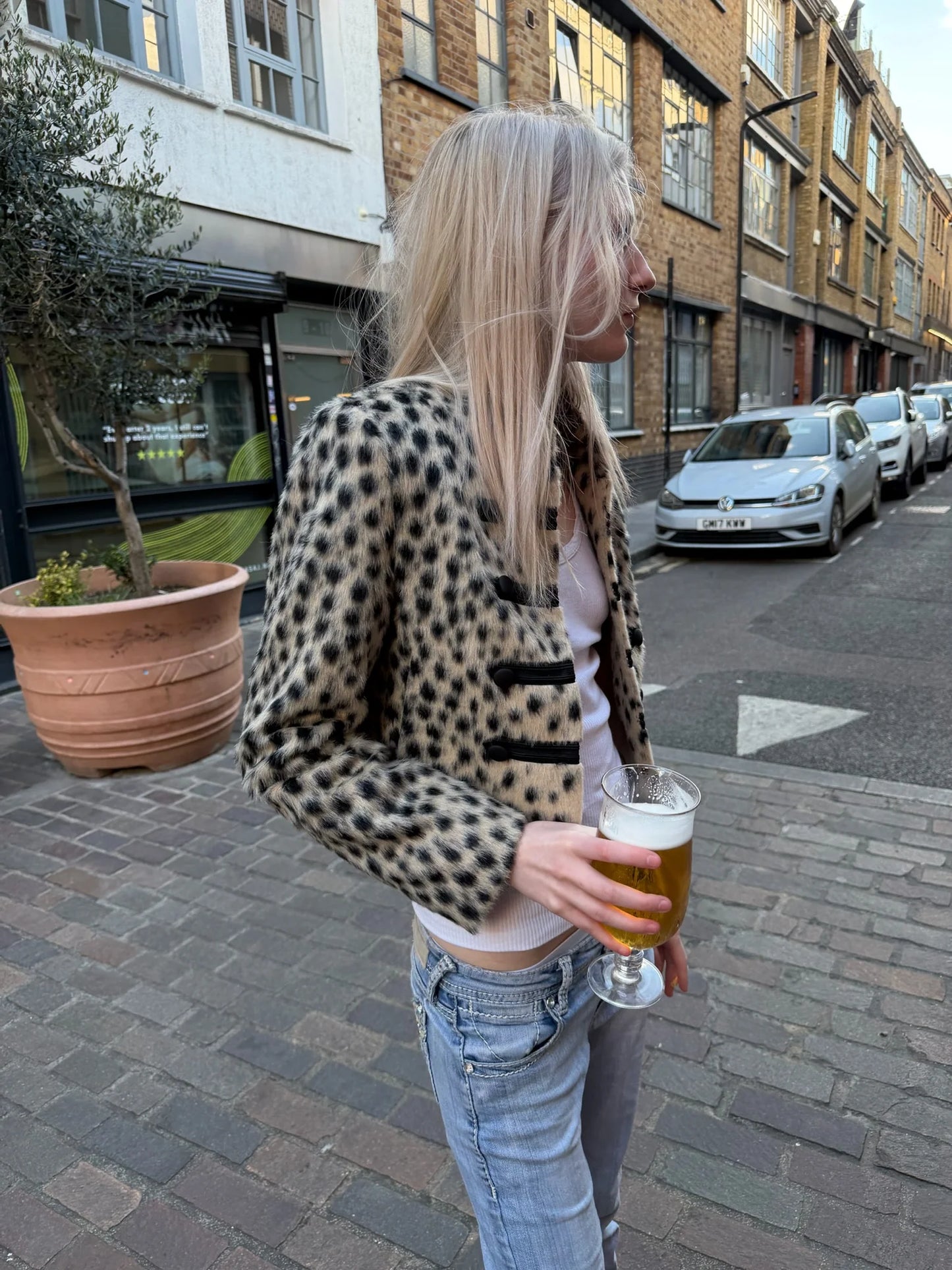 SASHA FAUX FUR JACKET