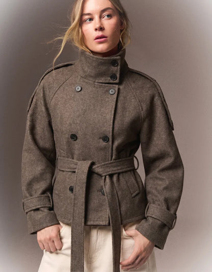 AVERY BELTED COAT
