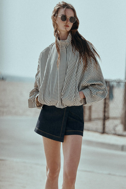 MARA CHECK JACKET