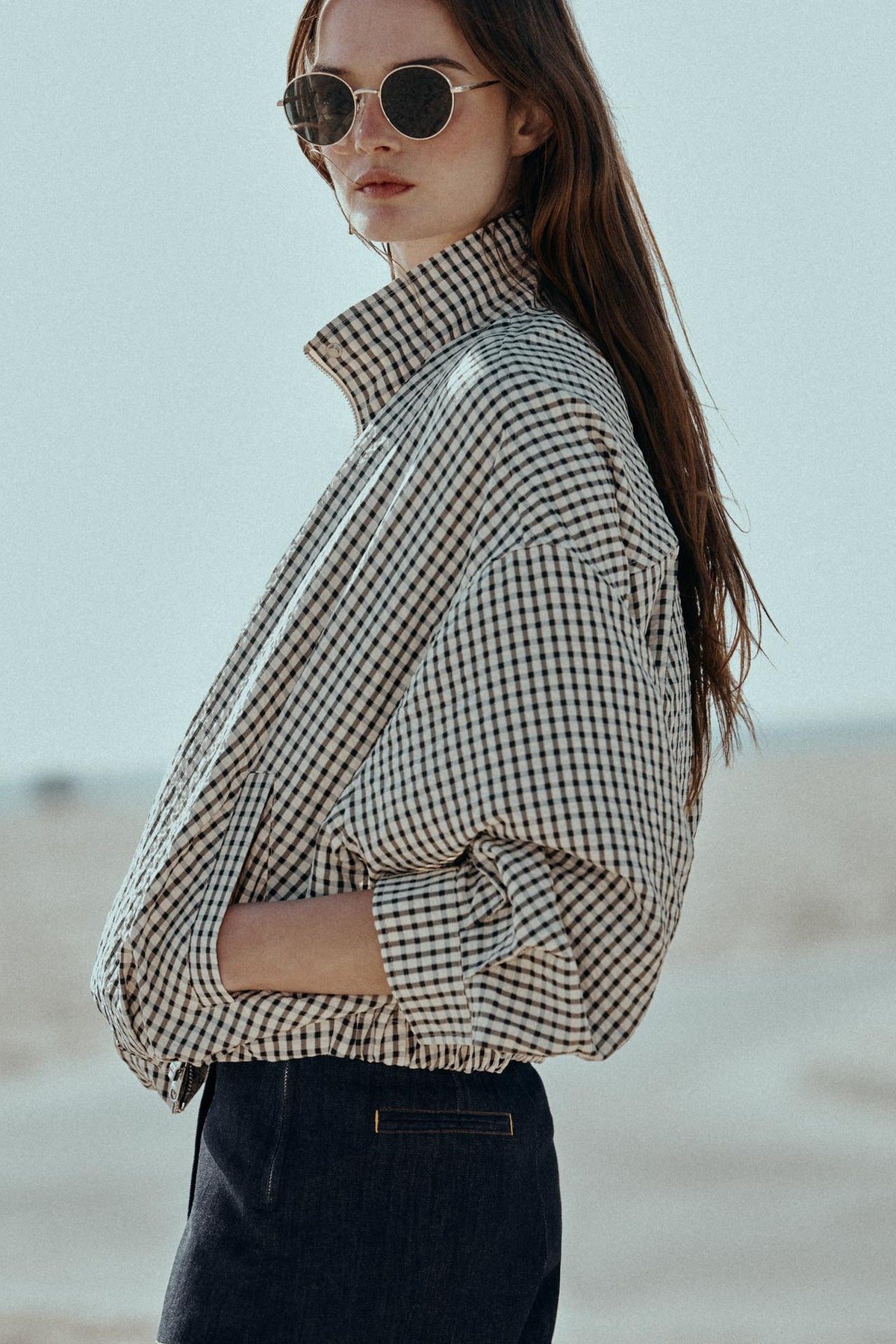 MARA CHECK JACKET