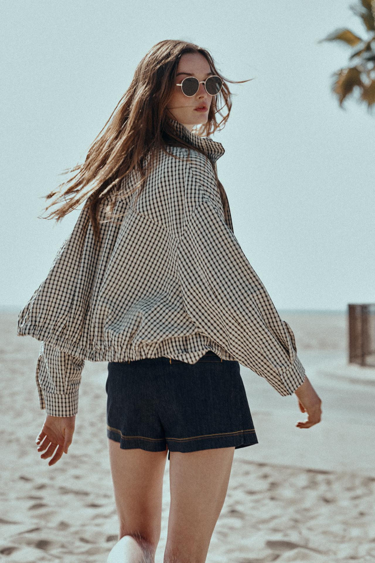 MARA CHECK JACKET