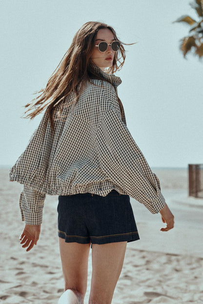 MARA CHECK JACKET