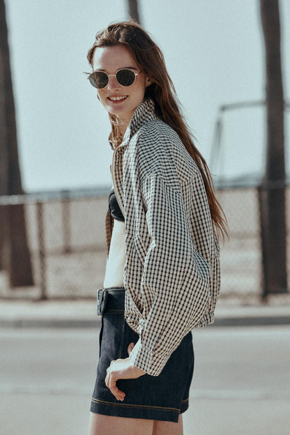 MARA CHECK JACKET