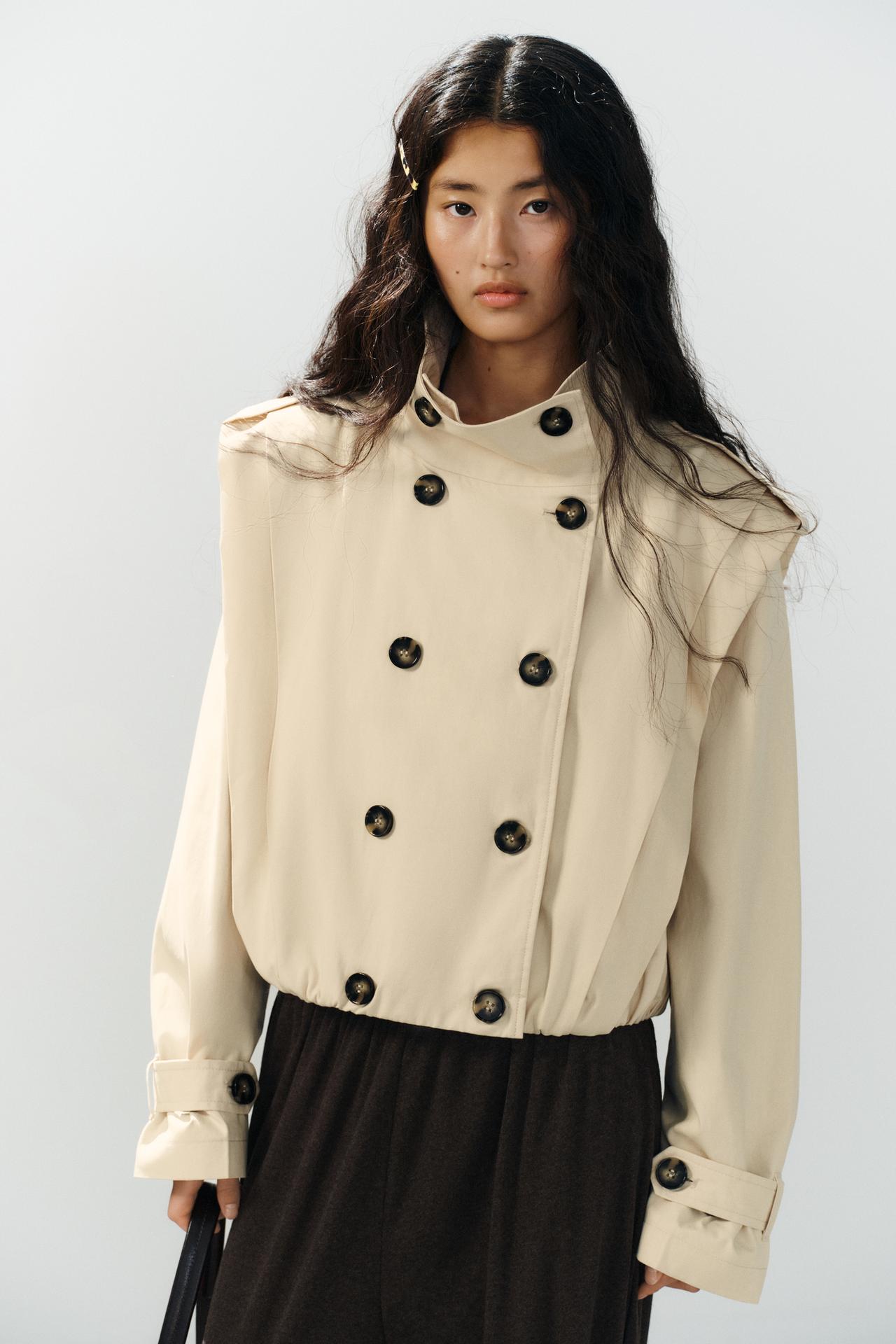 CELESTE CROPPED TRENCH