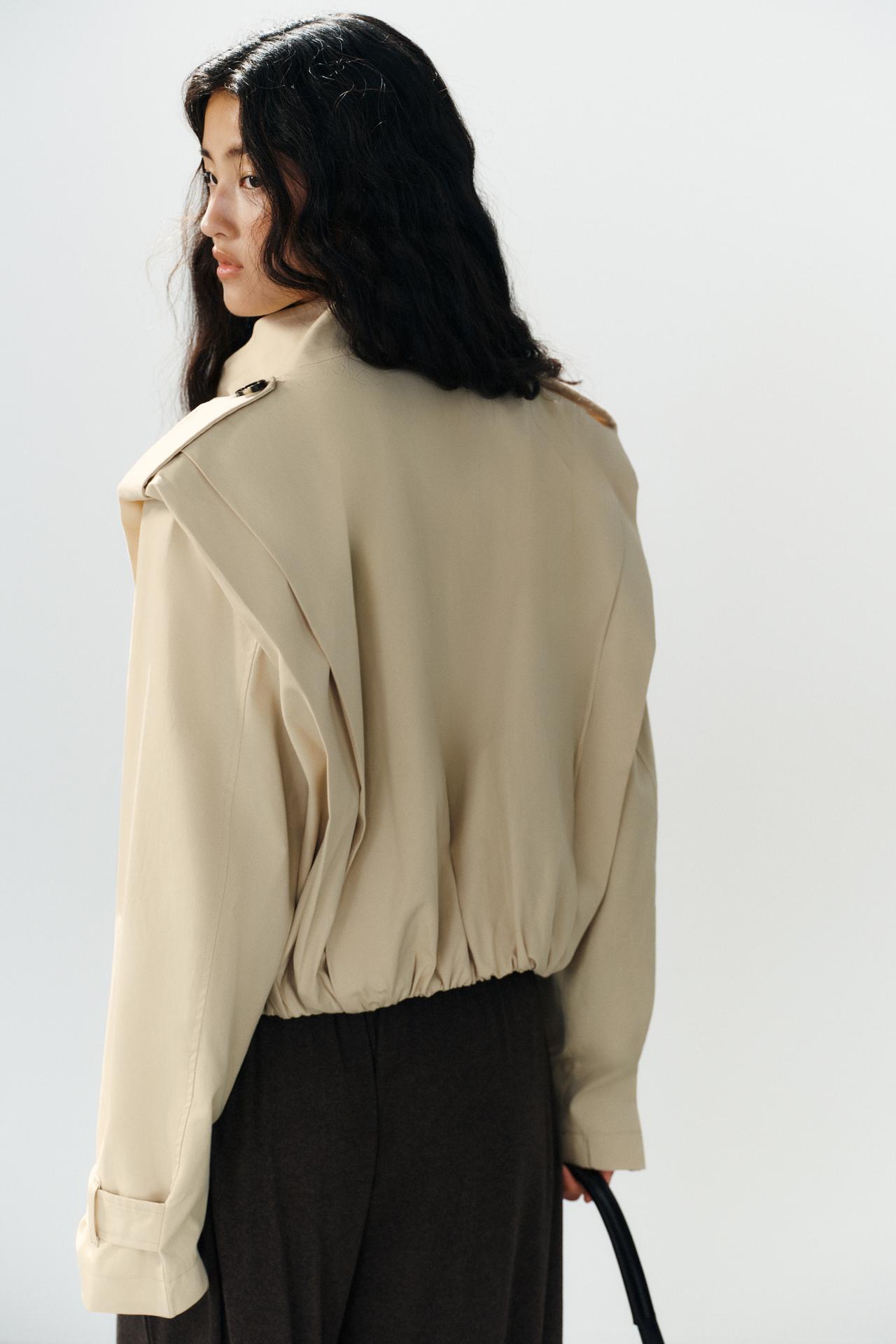 CELESTE CROPPED TRENCH