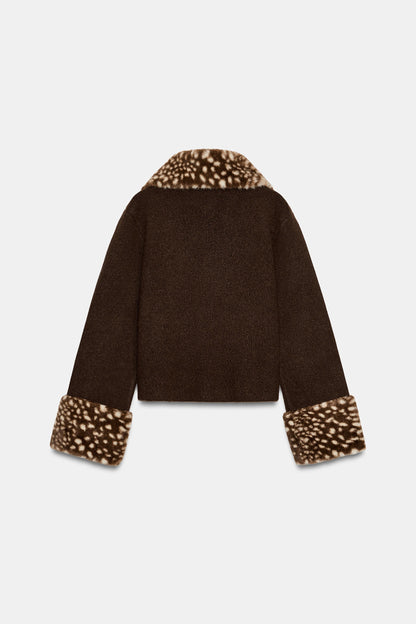 FAWN TRIM JACKET