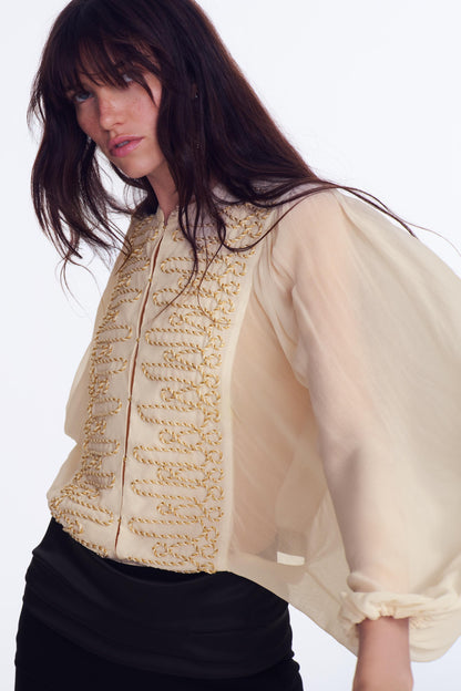 CELESTE EMBROIDERED TOP
