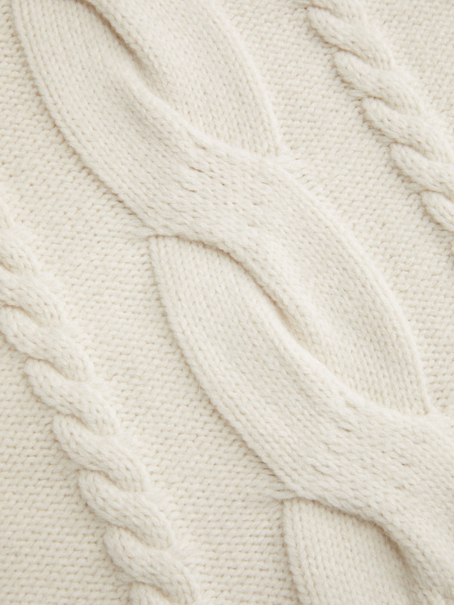 NAYA CABLE KNIT PONCHO