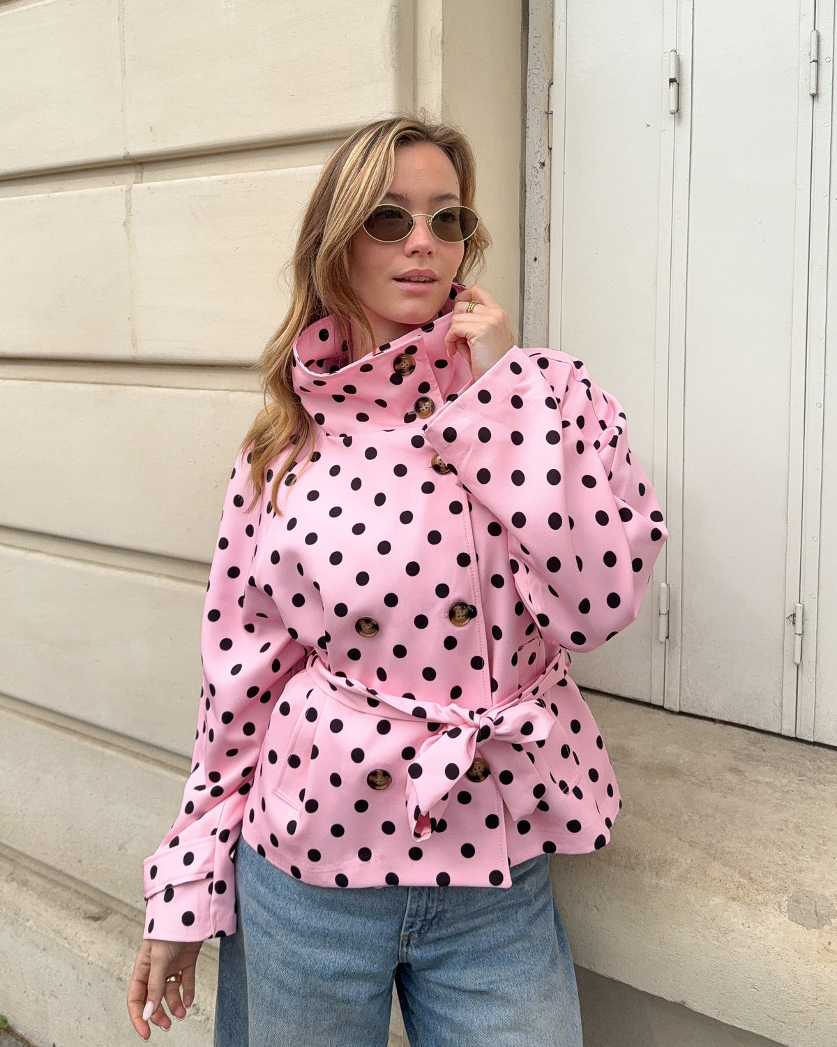 BARDOT POLKA TRENCH
