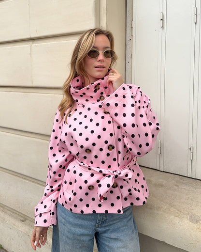 BARDOT POLKA TRENCH