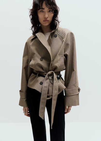 ANESIA BELTED COAT
