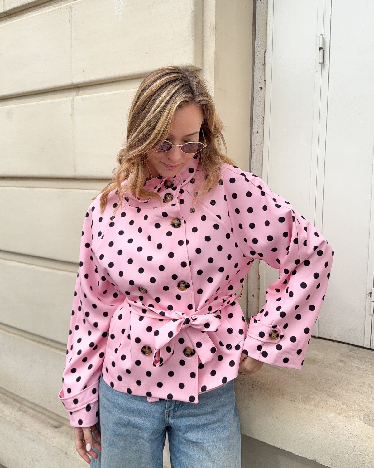 BARDOT POLKA TRENCH