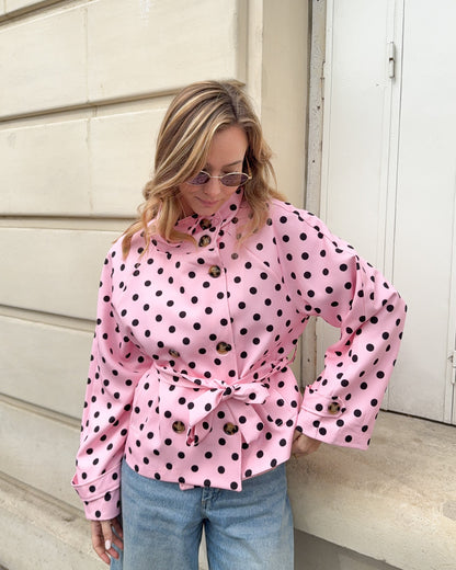 BARDOT POLKA TRENCH