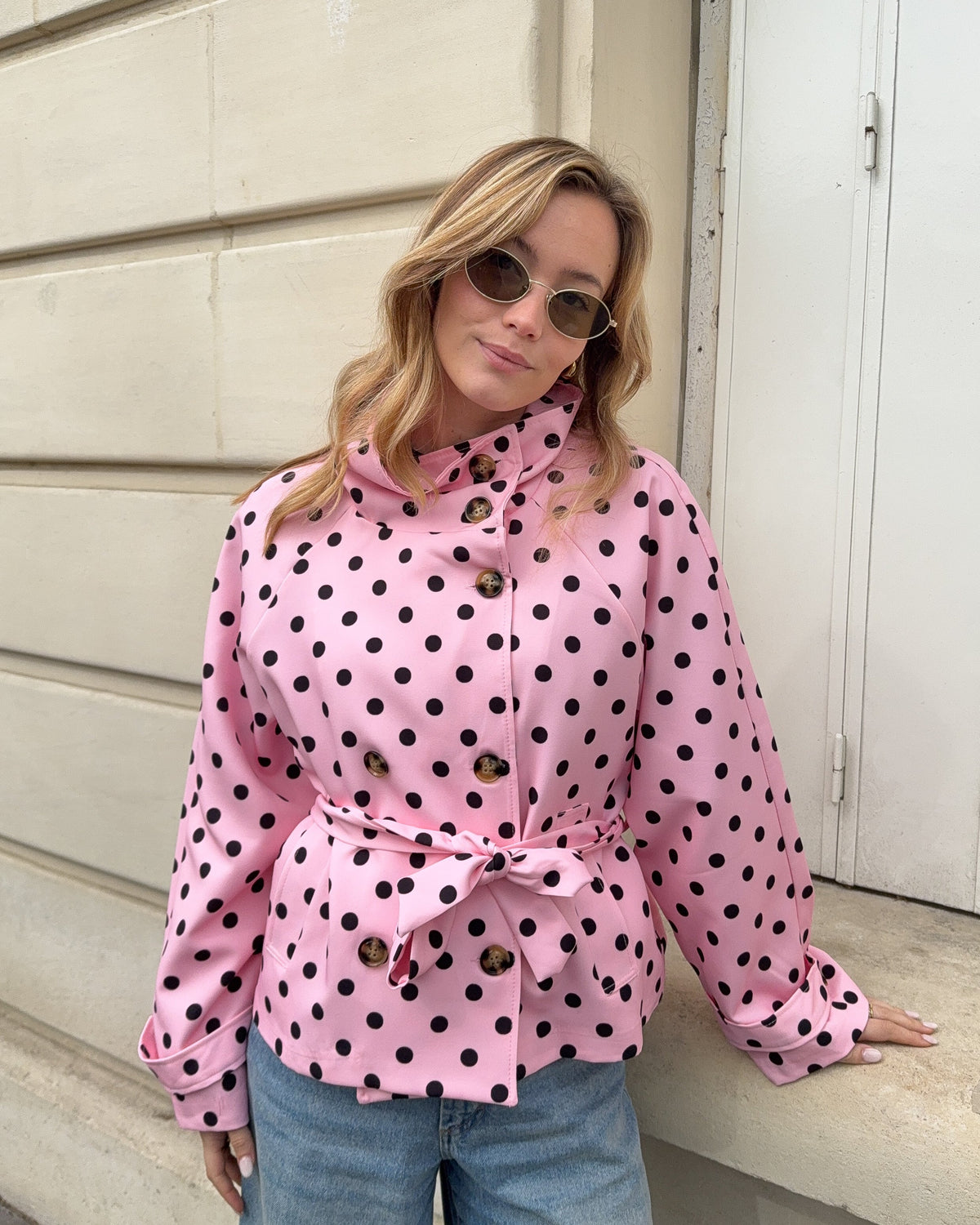 BARDOT POLKA TRENCH