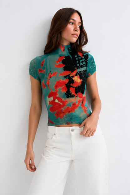 CORALIA MESH TOP