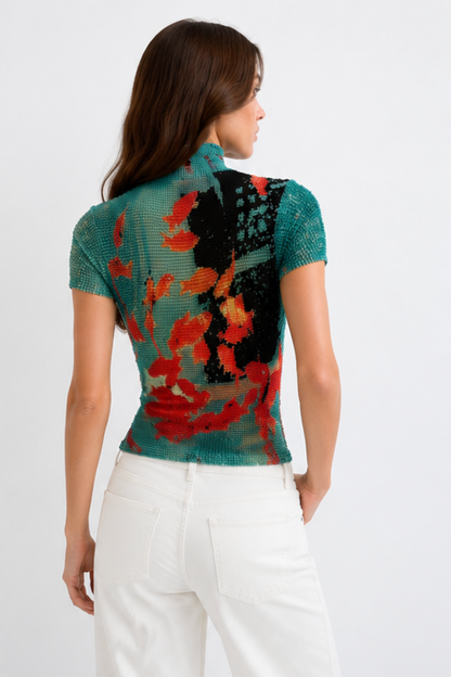CORALIA MESH TOP