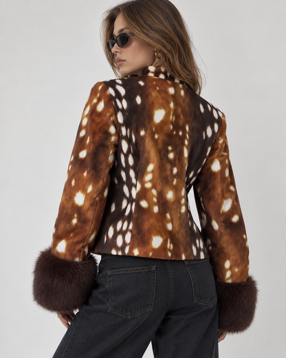 BAMBI FAUX FUR JACKET