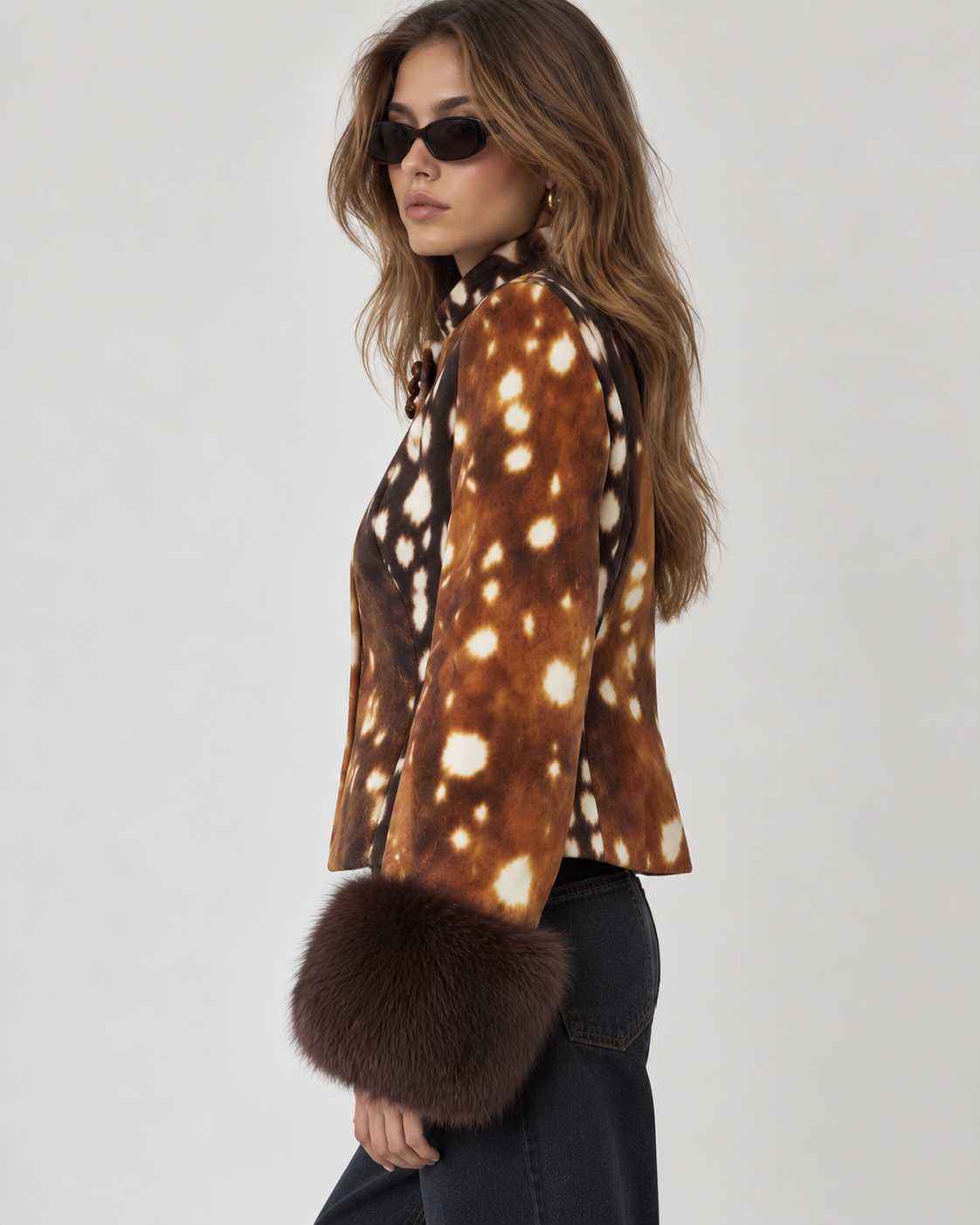 BAMBI FAUX FUR JACKET