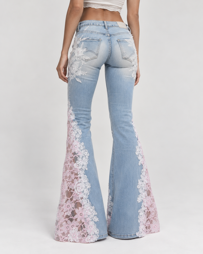 ROSIE FLORAL LACE JEANS