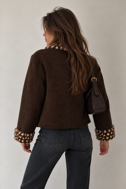 FAWN TRIM JACKET