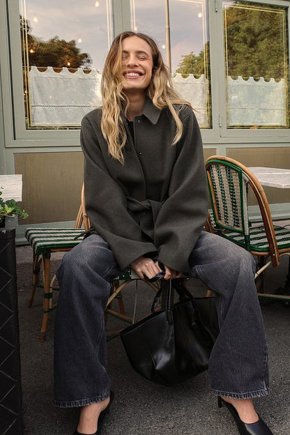 OLYMPE BELTED COAT