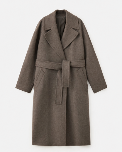 VIENNA BELTED LONG COAT