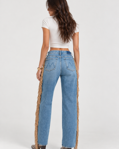 ROMY FRINGED JEANS