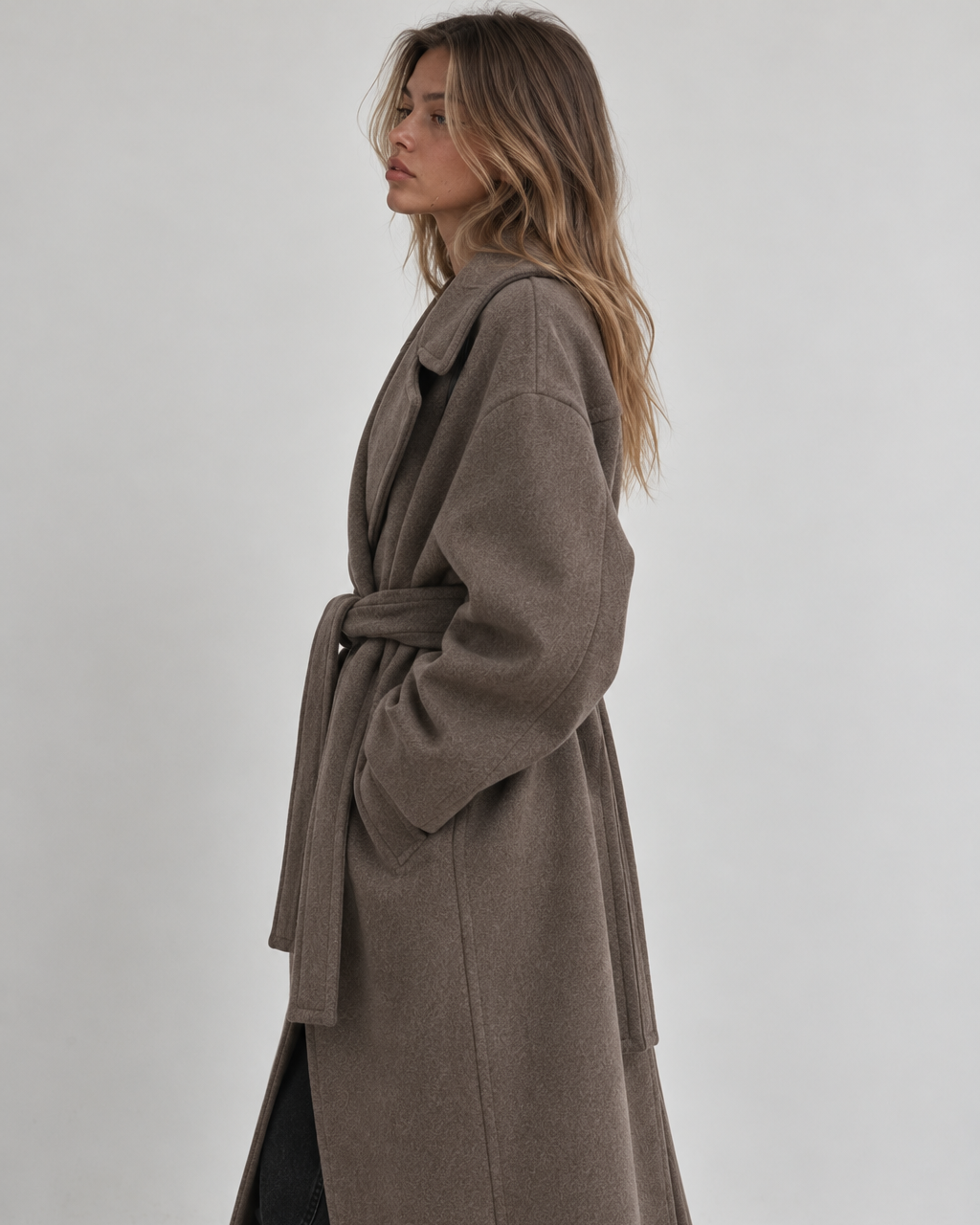 VIENNA BELTED LONG COAT