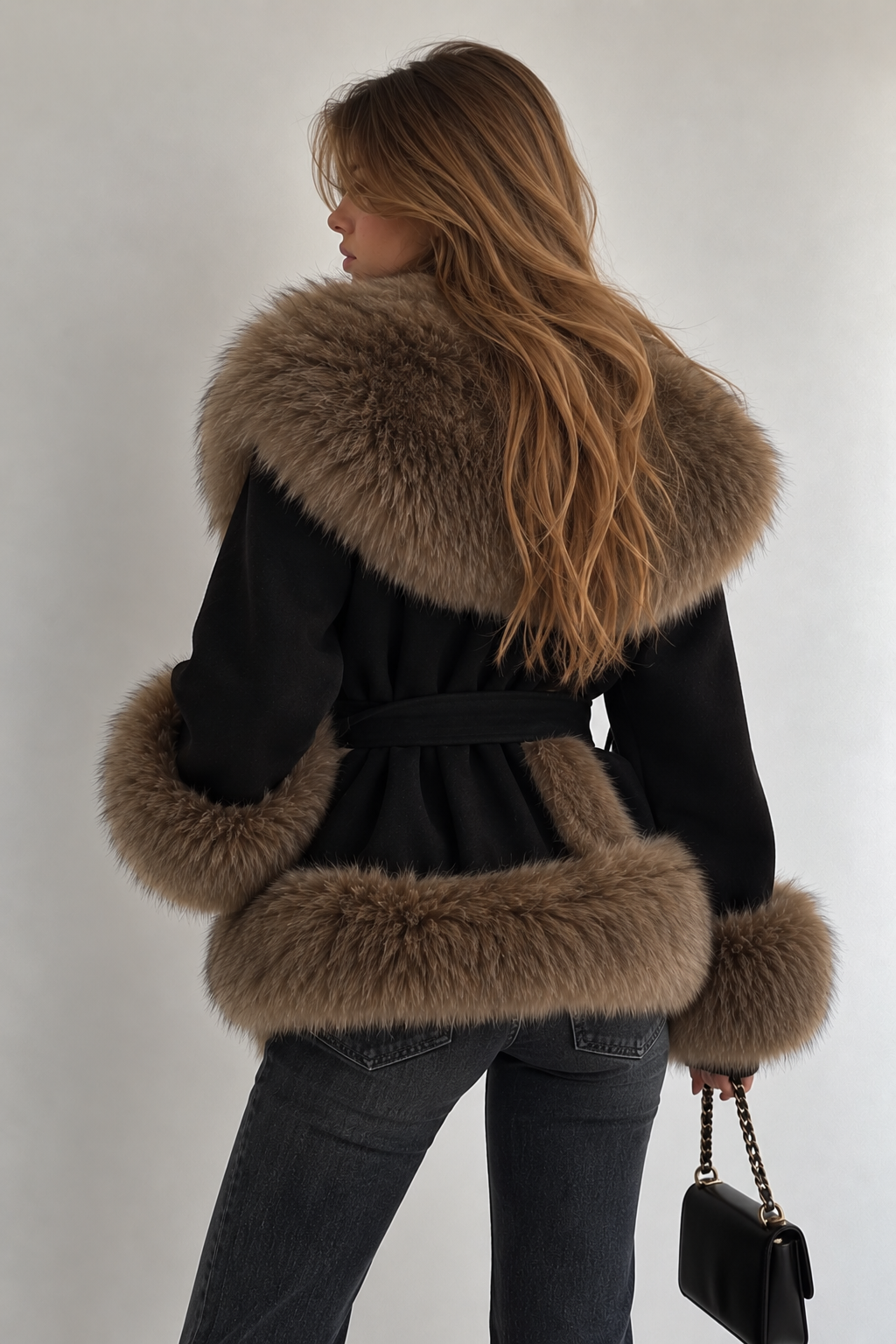 MONROE FAUX FUR COAT