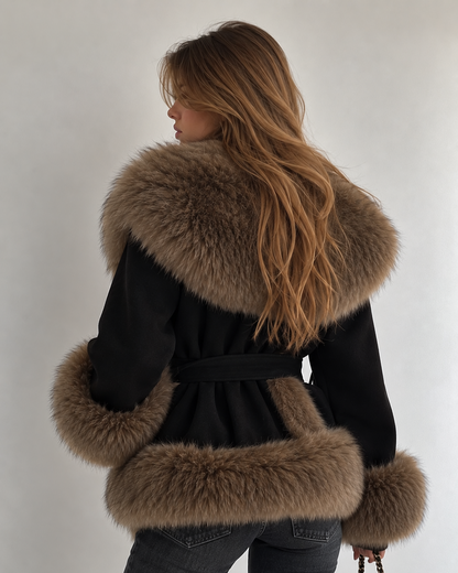 MONROE FAUX FUR COAT