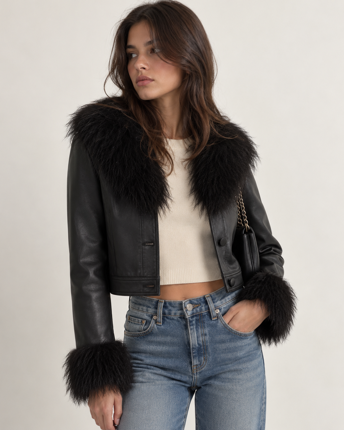 BIANCA FAUX FUR JACKET
