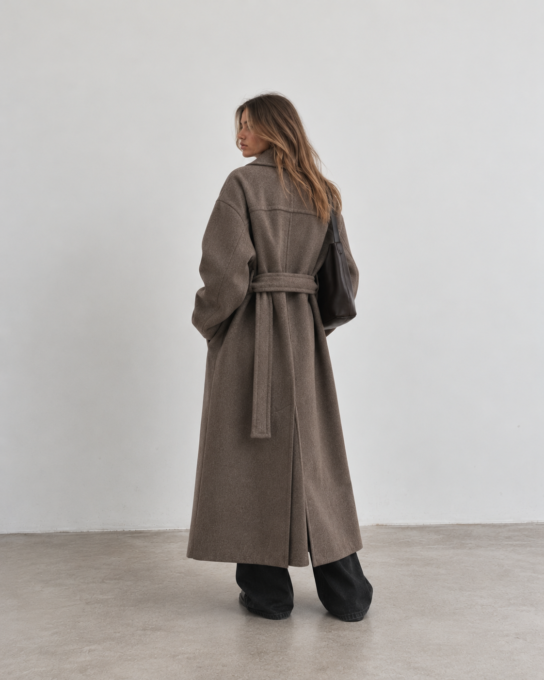 VIENNA BELTED LONG COAT