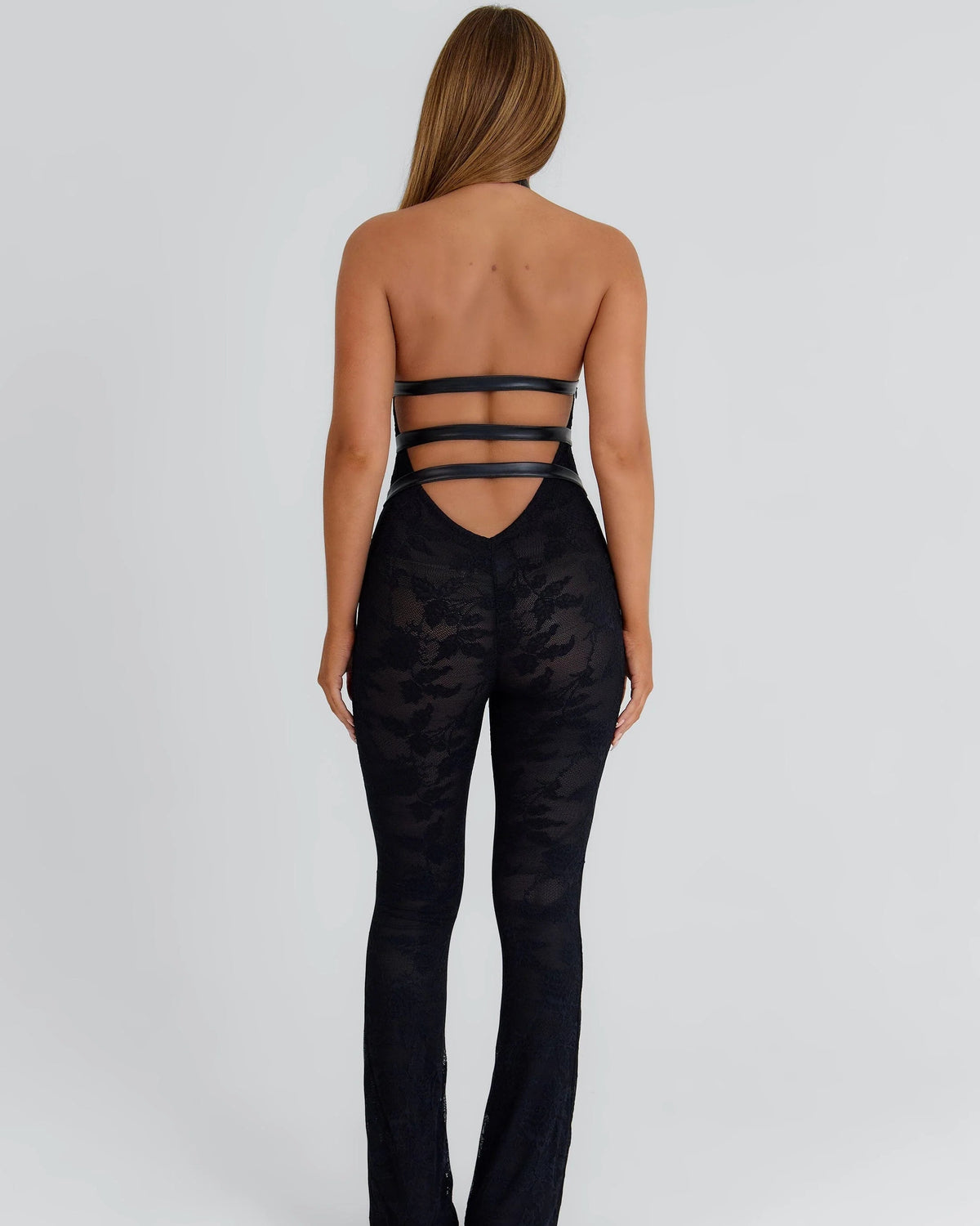 XANDRA LACE JUMPSUIT