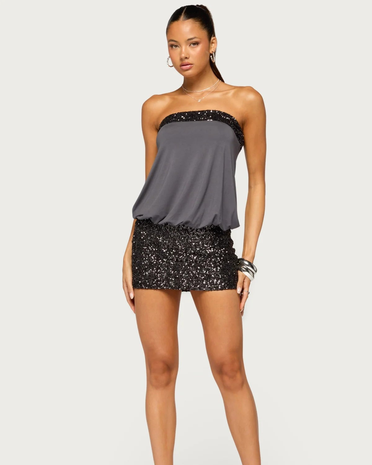 RHEA SEQUIN MINI DRESS