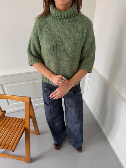ELODIE KNIT PONCHO
