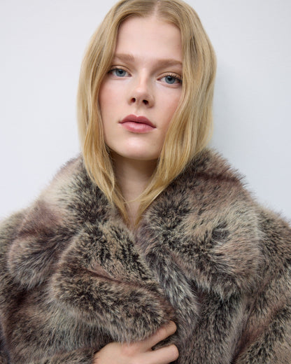 MILAN FAUX FUR COAT