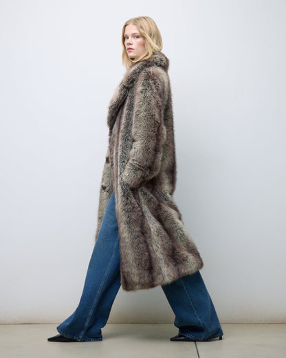 MILAN FAUX FUR COAT