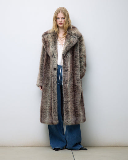 MILAN FAUX FUR COAT