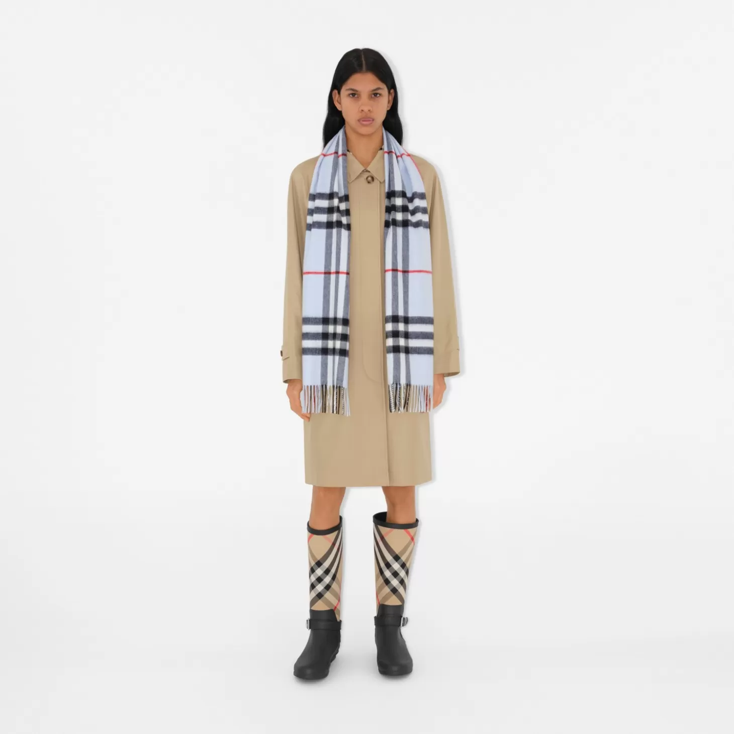 Burberry Check Cashmere Scarf*Kvinnor Personliga presenter