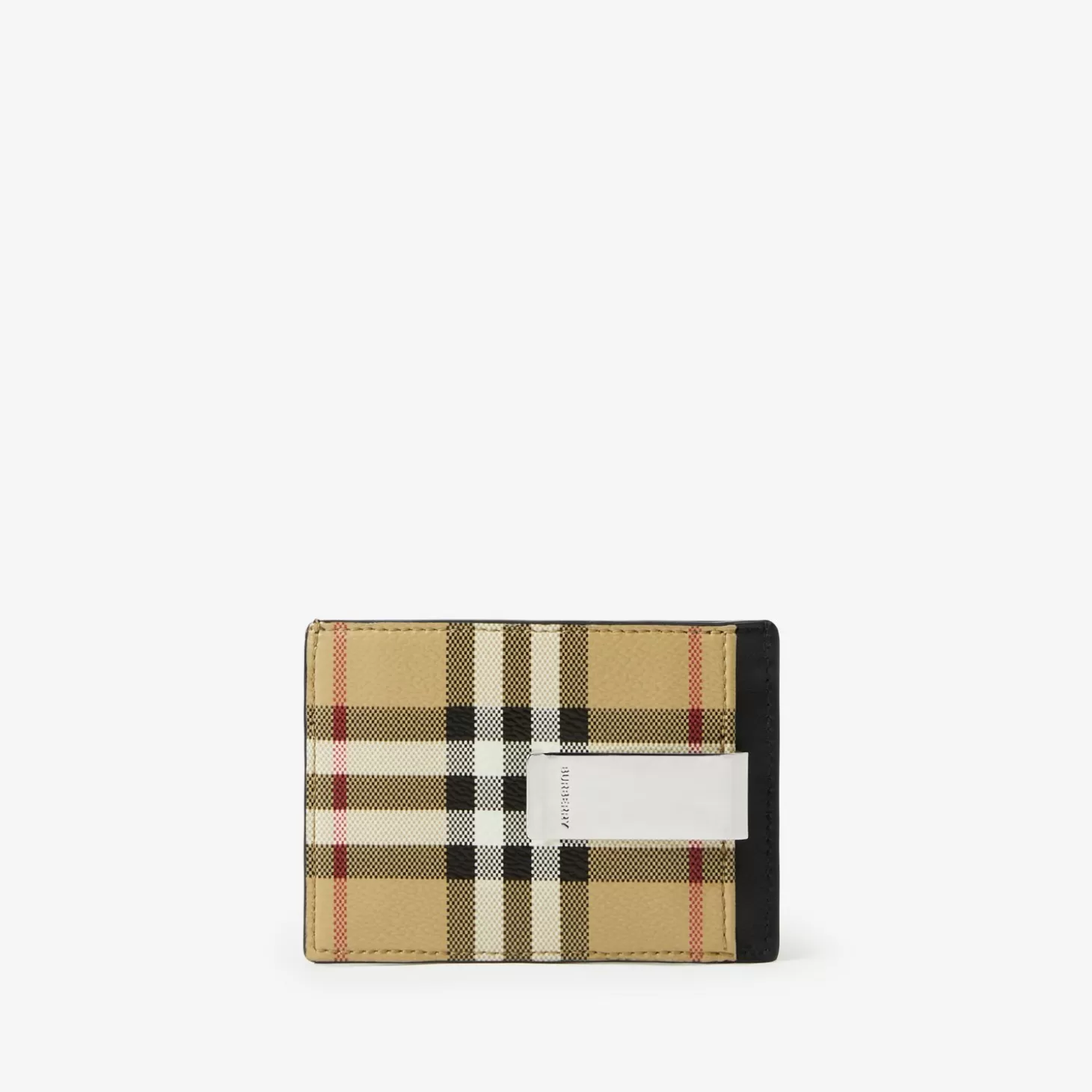 Burberry Check Money Clip Card-fodral*Män Plånböcker och kortfodral