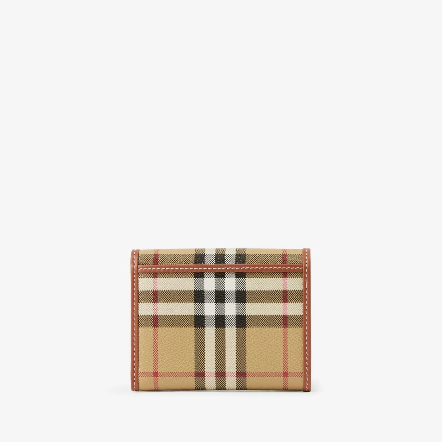 Burberry Check Och Läder Liten Vikbar Plånbok*Kvinnor Personliga presenter | Plånböcker och kortfodral