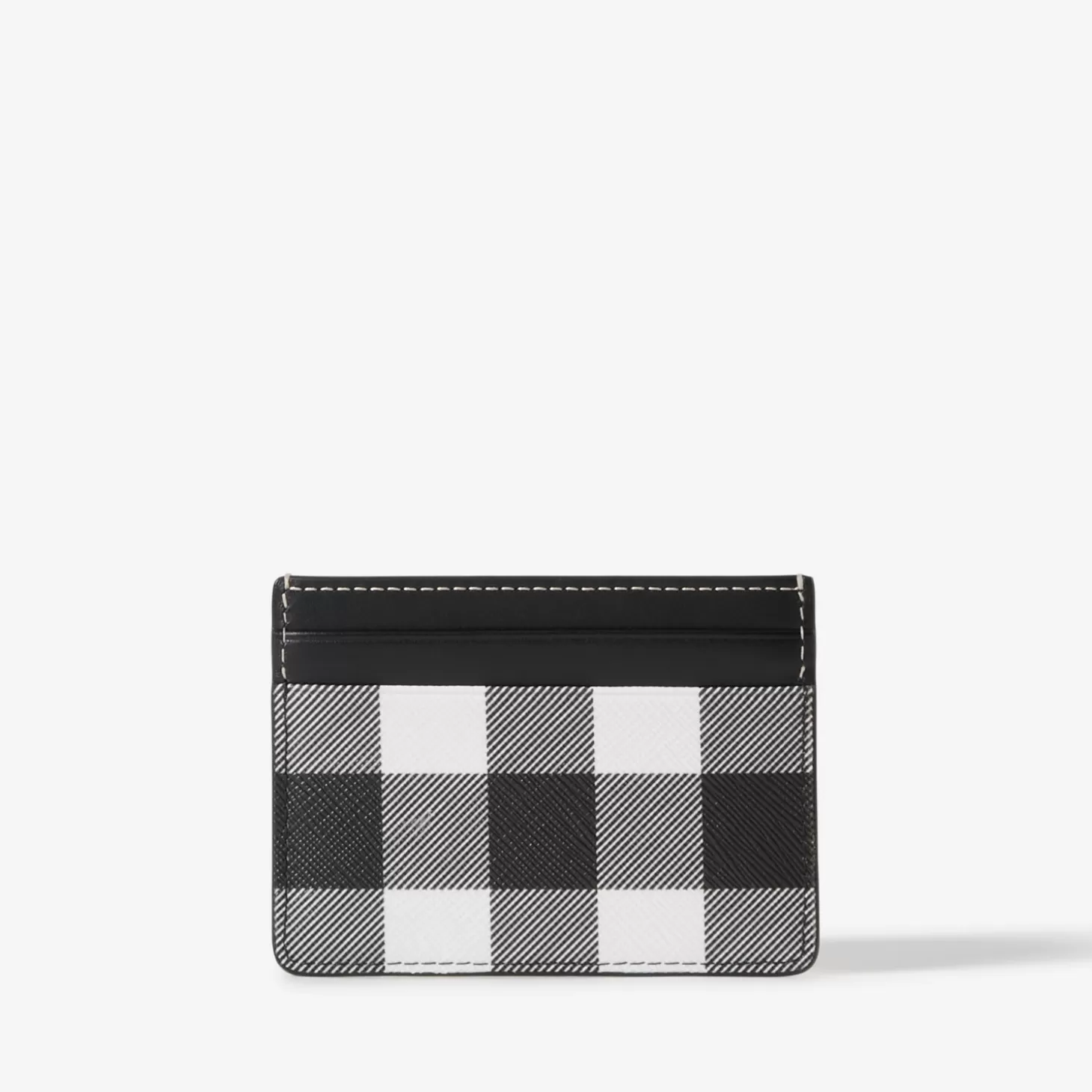 Burberry Check och läderkortfodral*Män Plånböcker och kortfodral