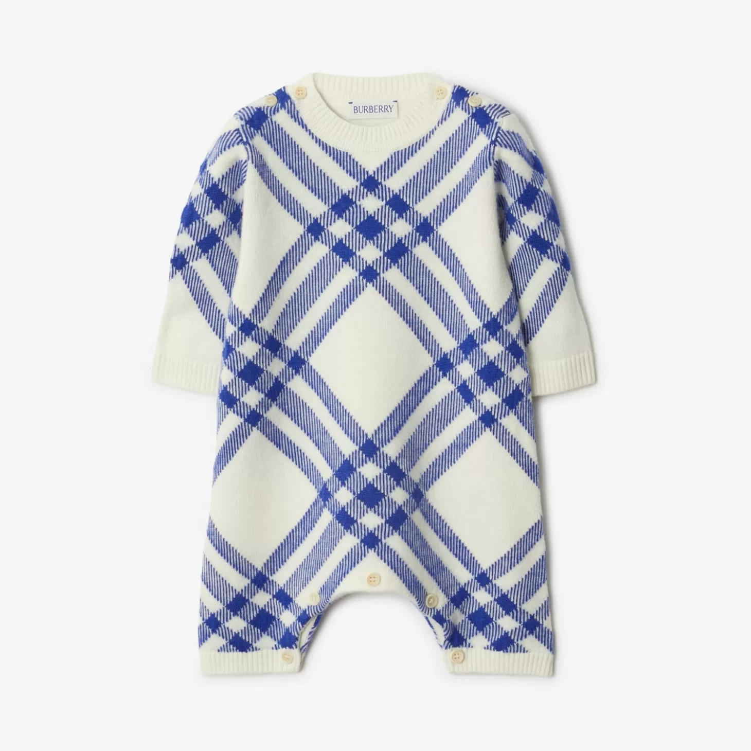 Burberry Check Ull Cashmere Tvådelad Baby Present Set*Barn Bebispresenter | Växer och presentset