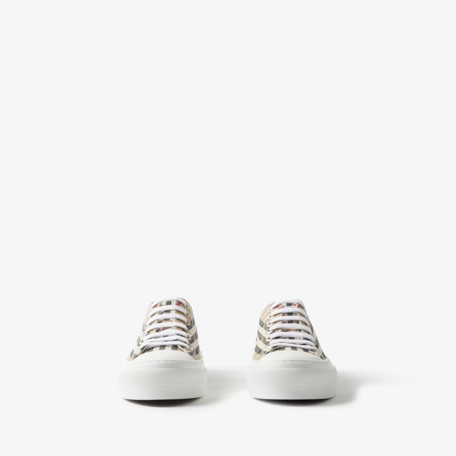 Burberry Kolla bomullssneakers*Kvinnor Sneakers