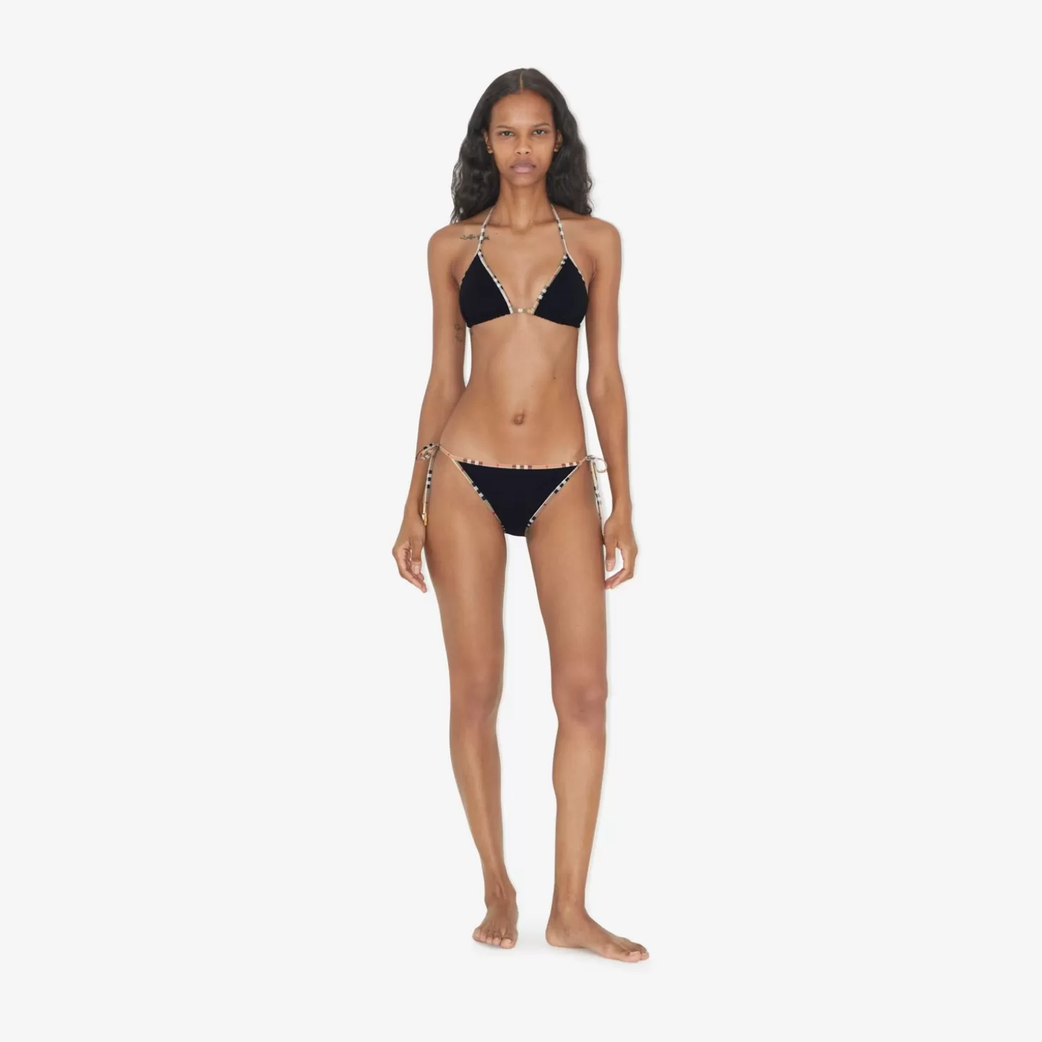 Burberry Kolla Trim Triangle Bikini*Kvinnor Badkläder