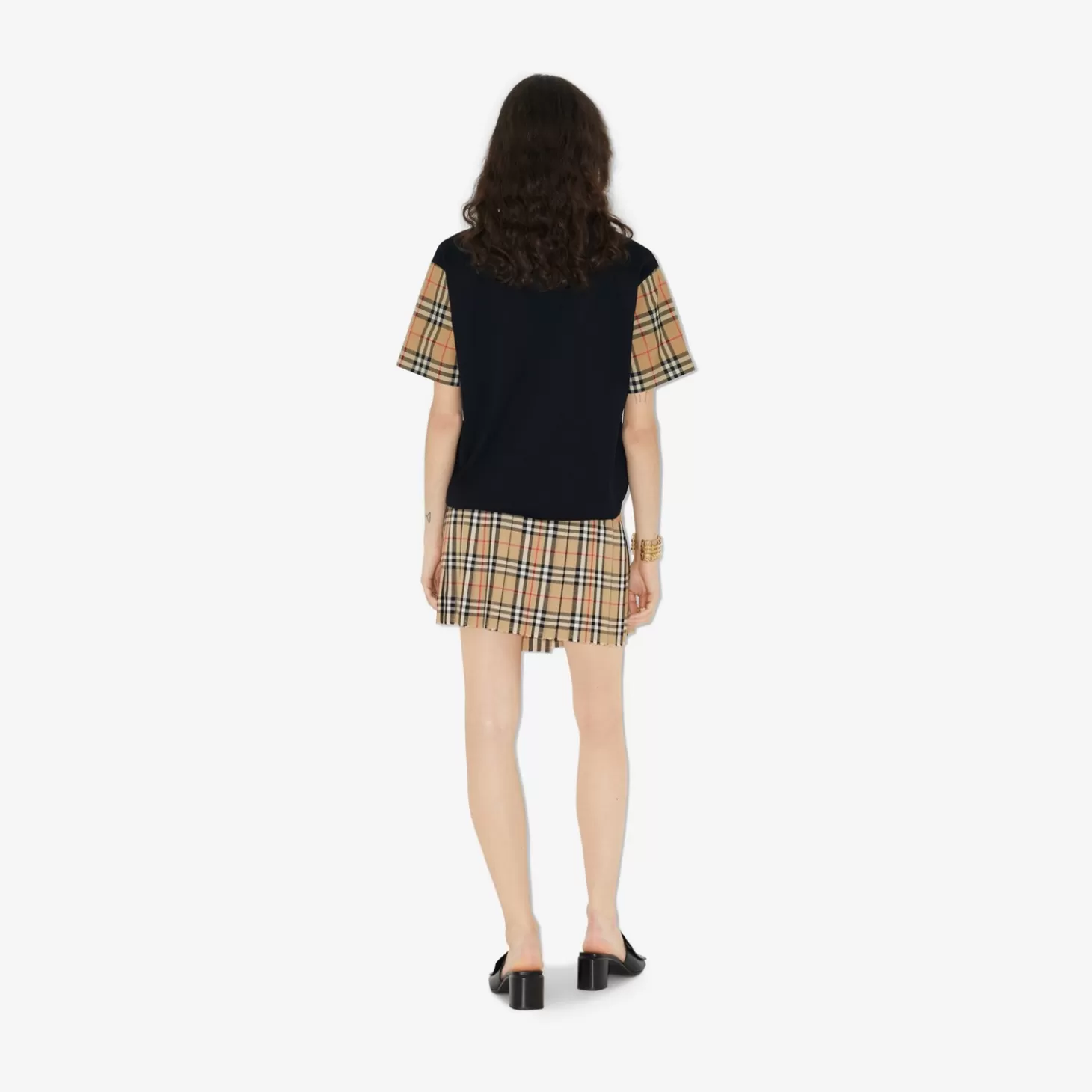 Burberry Kolla Ull Mini Kilt*Kvinnor Kjolar