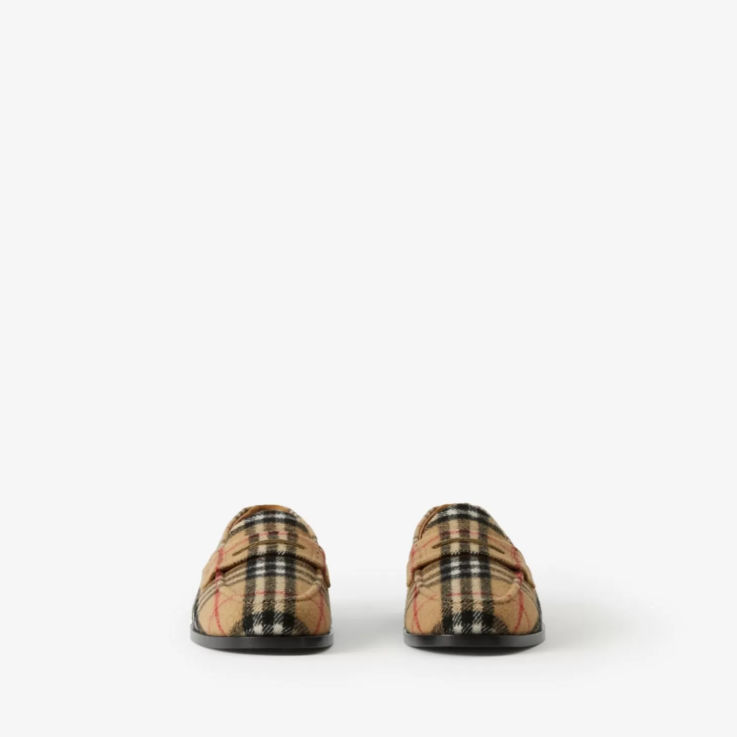 Burberry Kolla ullfilt loafers*Män Loafers & Snörbyxor