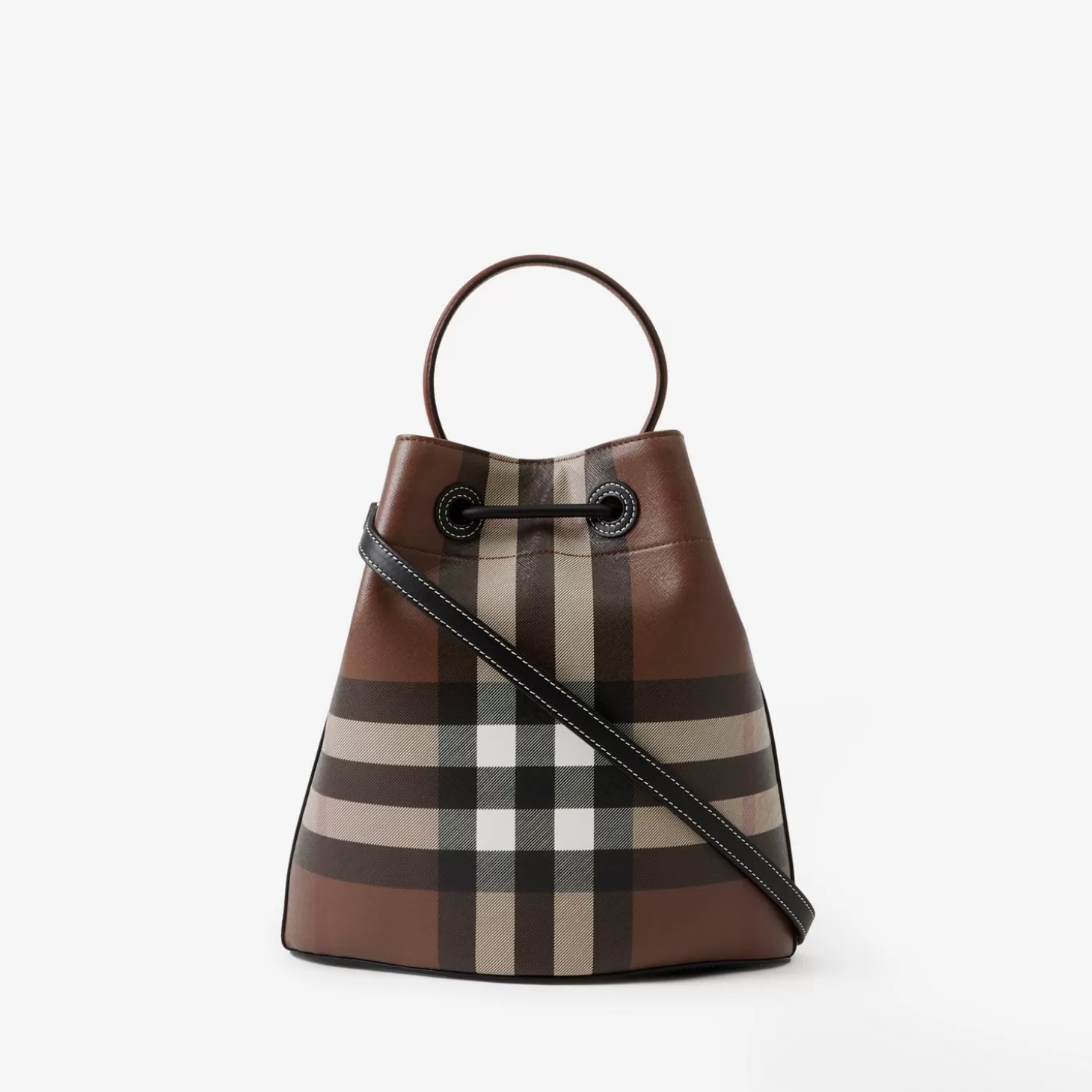 Burberry Liten Tb Bucket Bag*Kvinnor Crossbody | Check