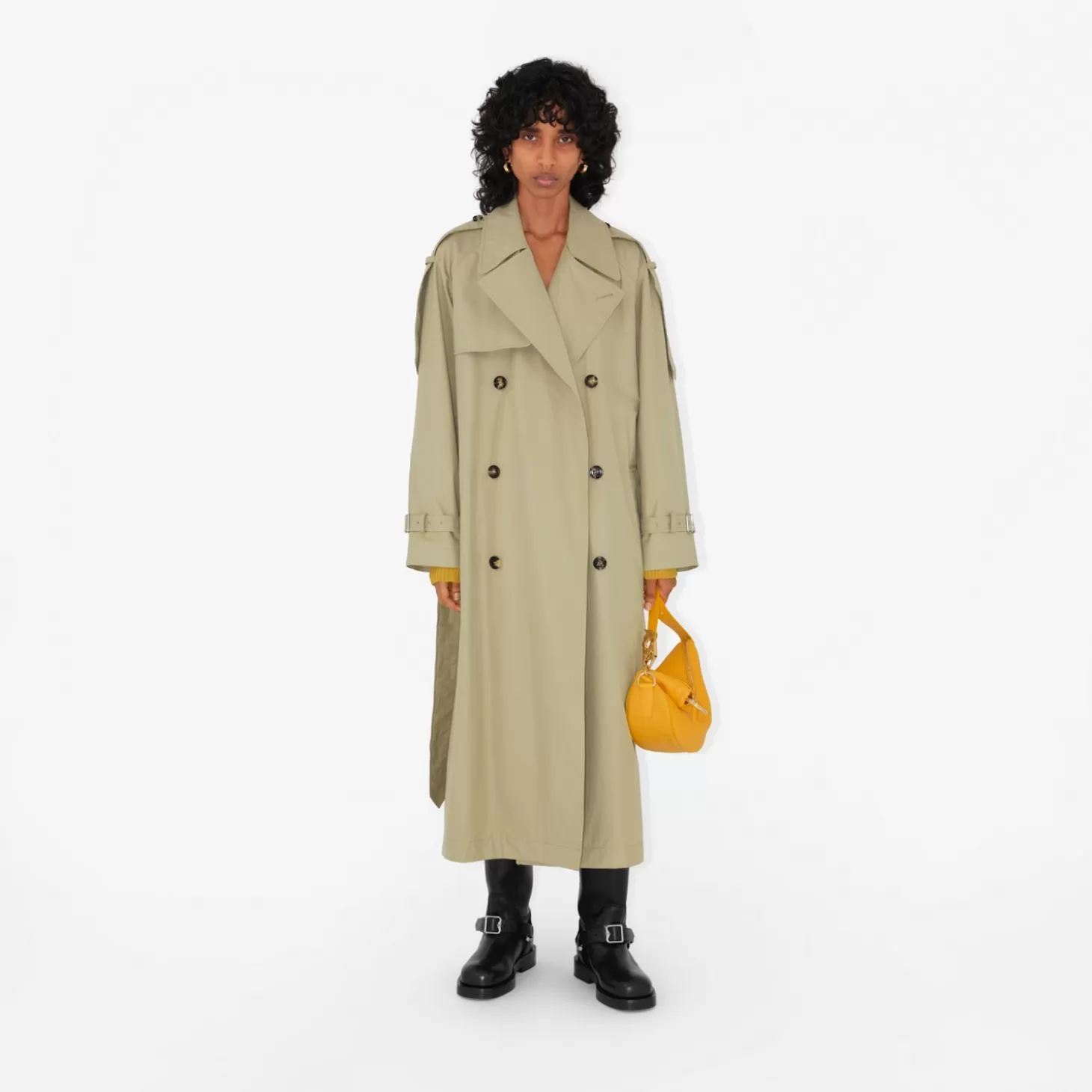 Burberry Lång Castleford trenchcoat*Kvinnor Kaffor och jackor | Trenchcoats